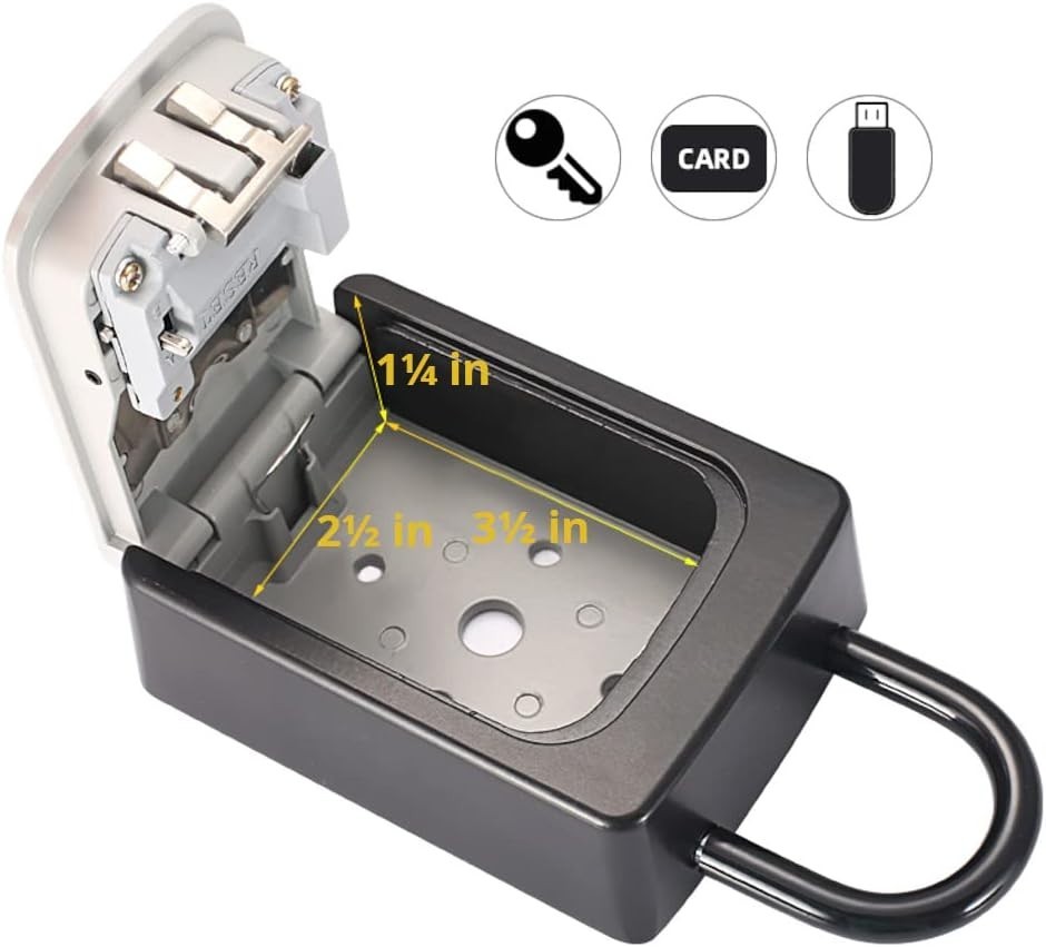 4 Digit Combination Security Key Lock Box