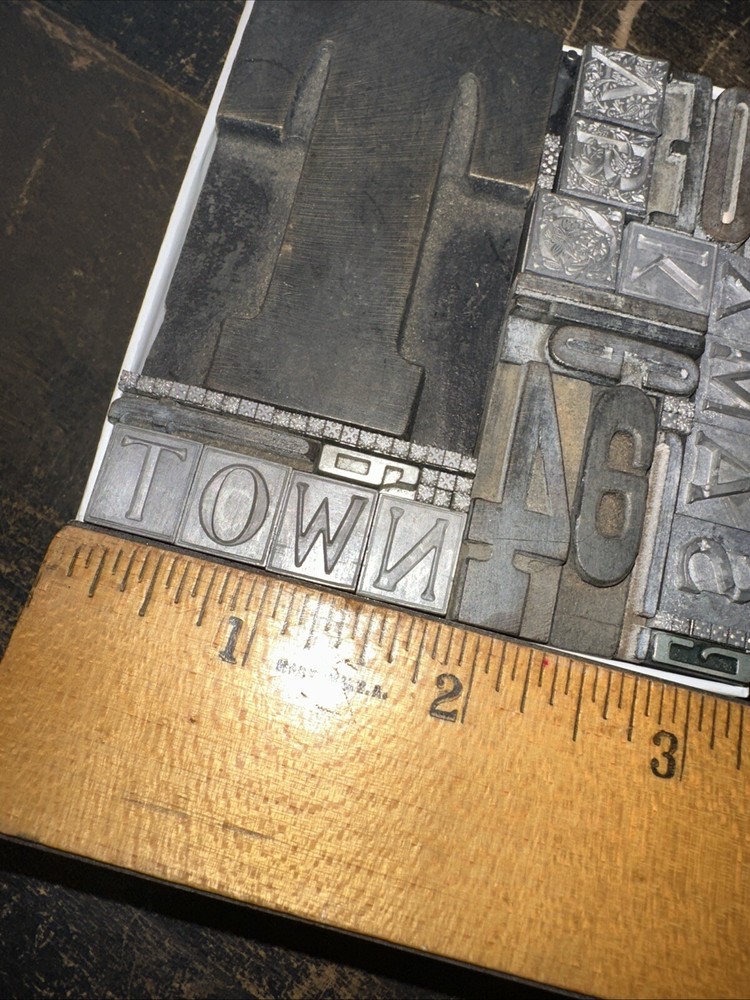 Printing Blocks Ornamental Borders Dingbats Nice Variety! #BB