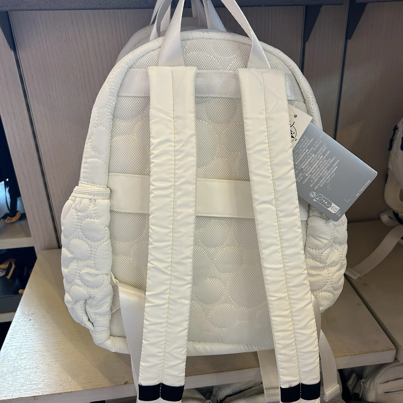 Walt Disney World WHITE Bag Backpack MEDIUM sized New 2026 Disney Parks