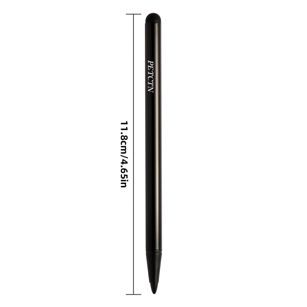 2pcs Black Stylus Pens for Universal Touch Screen Devices - Compatible black