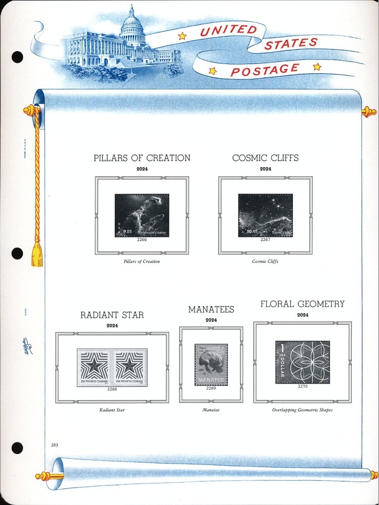 WHITE ACE 2024 US Regular Issue Singles & Coil Pairs Album Supplement RSC-48