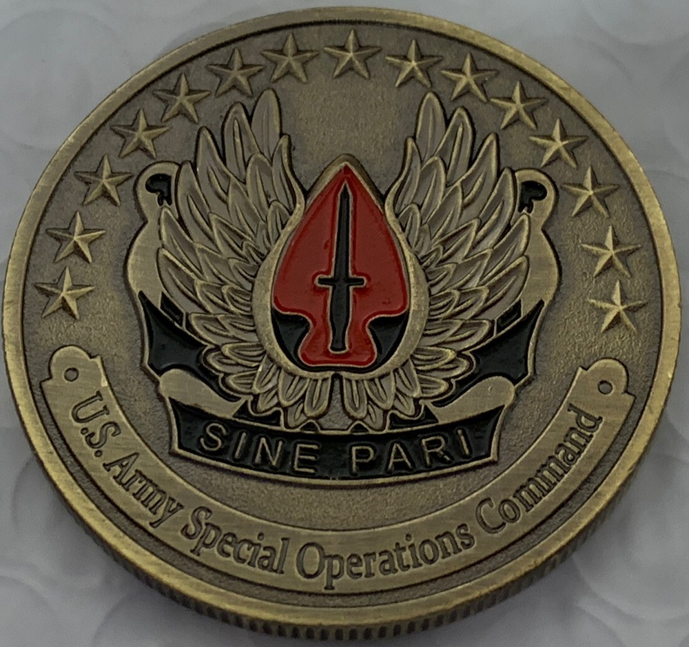 *U.S. Army Special Operations Command Challenge Airborne Coin