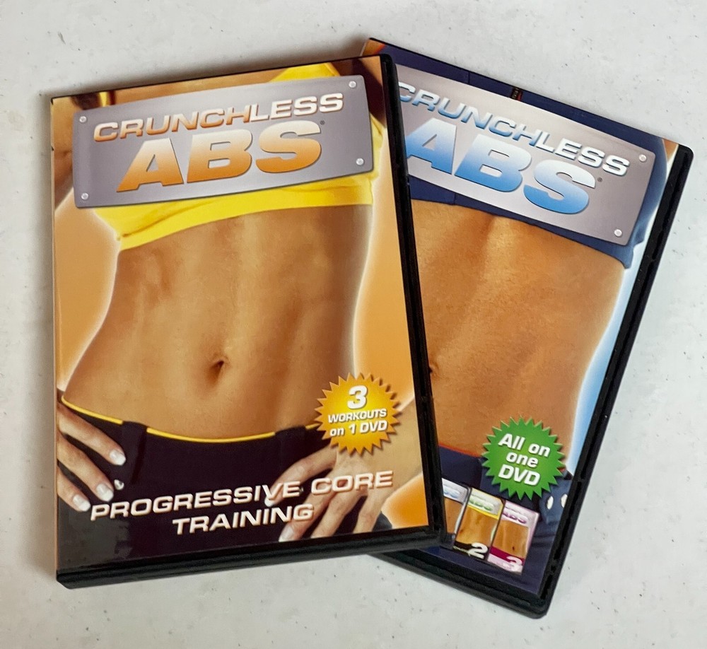 Crunchless Abs 10-minute Workouts on 2 DVD Set 6 Workouts