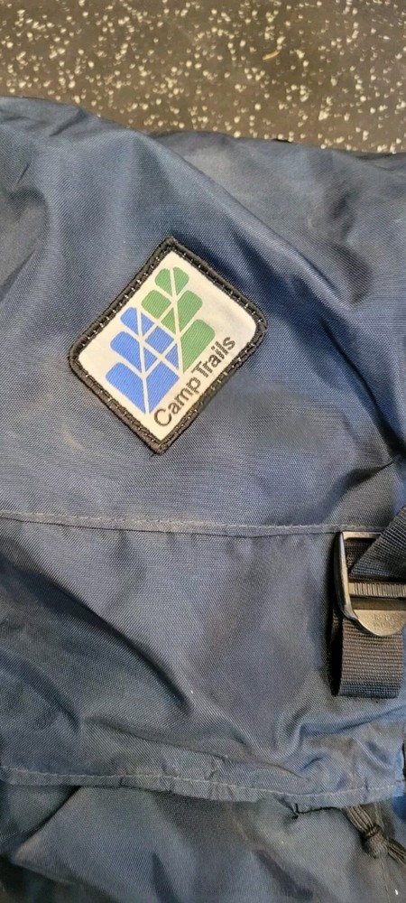 Camp Trails Gray/Black Internal Frame Backpack Padded Adjustable Nylon