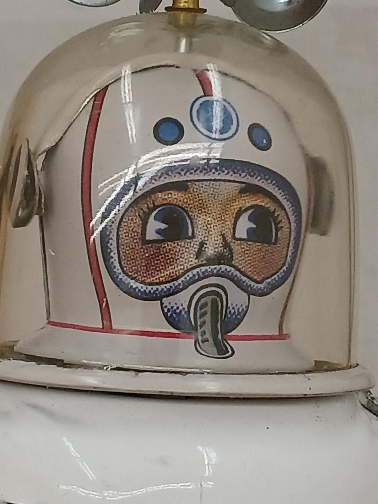 Unknown MOON EXPLORER (astronaut) tin toy