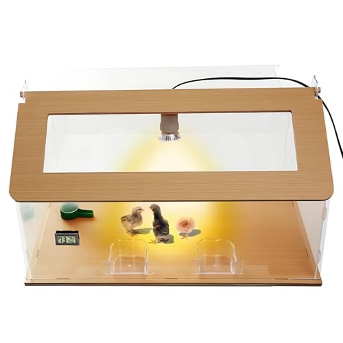 Large Intelligent Newborns Chick Brooder Box Quail Cage Egg Incubator Tortoise