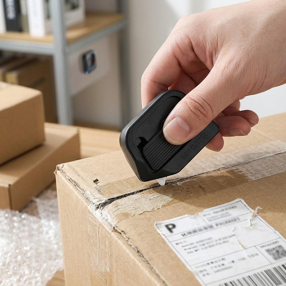 Compact Safe Box Cutter Ceramic Blade Opener for Boxes Envelopes Packaging Tasks