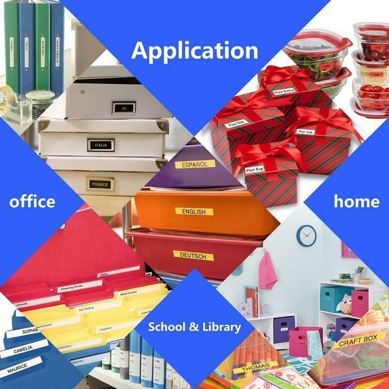 4PK M-K231 M231 For Brother P-Touch 12mm Label Tape Compatible PT-55 PT-85 PT-70