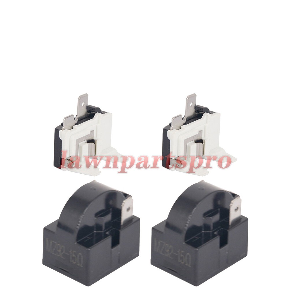 4x Refrigerator PTC Starter Relay Replace 2 Pins Compressor Overload Protector