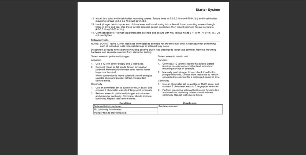 Kohler Engine Command PRO CH940 CH1000 Workshop Service manual