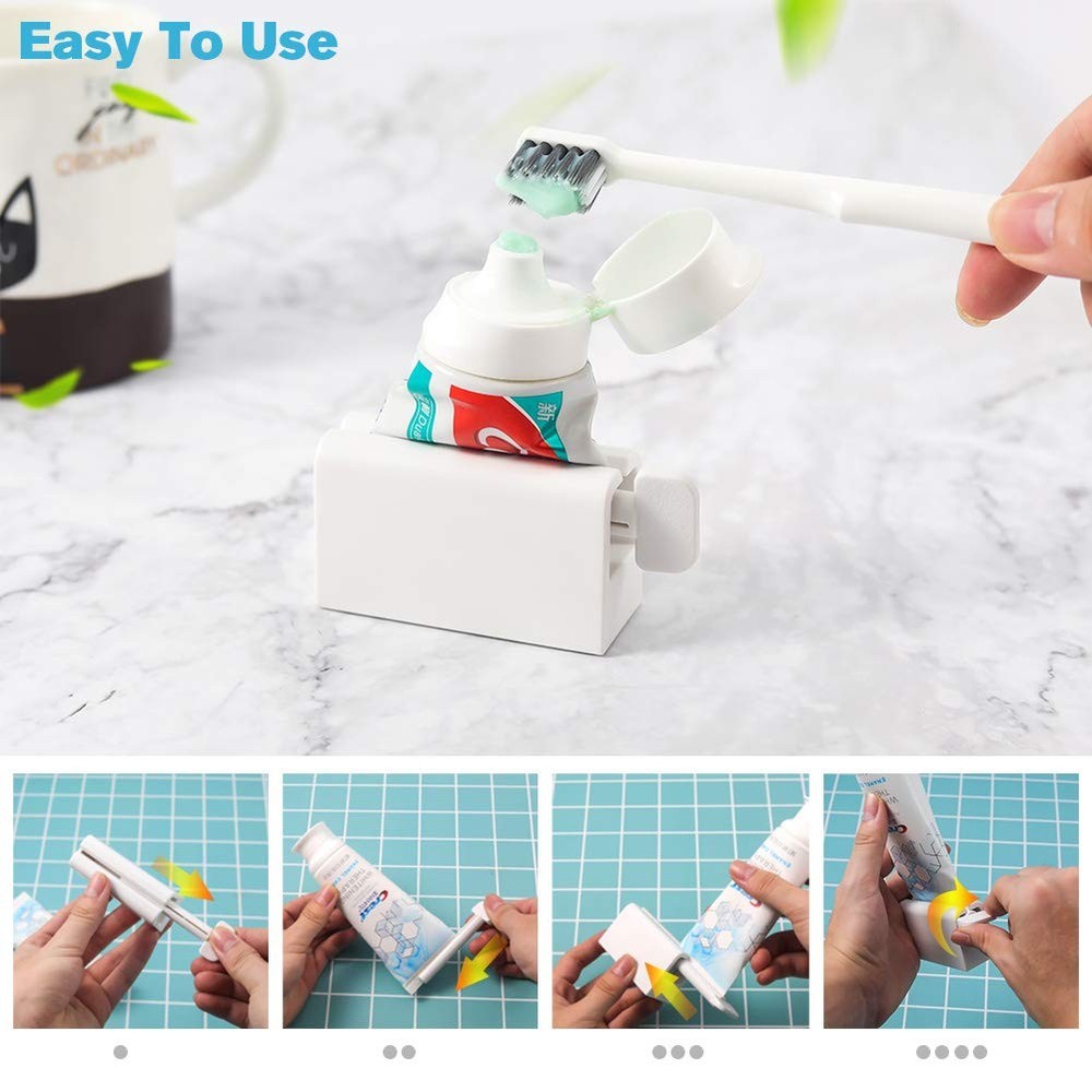 Minimalist Toothpaste Tube Squeezers Set 2 Roller Squeeze Tool EcoFriendly