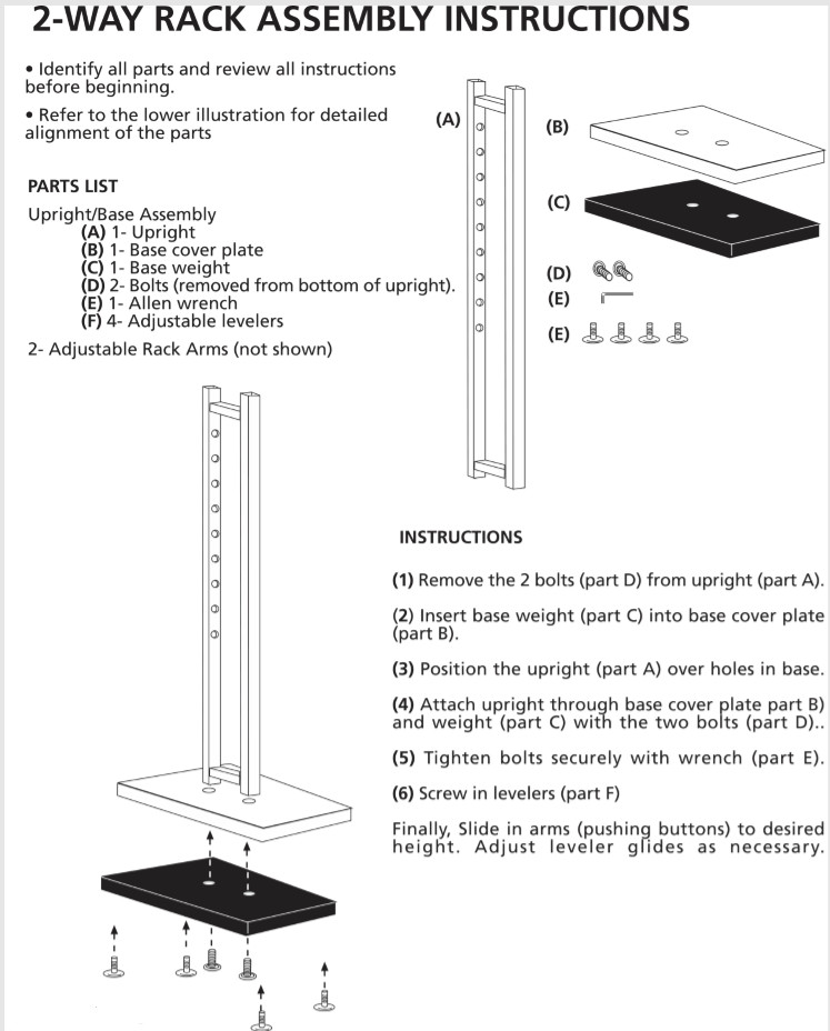 Clothes Rack Two Way 2 Straight Arms Clothing Garment Black Matte & Chrome 72"