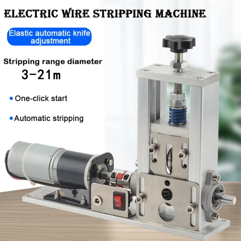 Small Hand-cranked Automatic Wire Stripping Machine Electric Peeling Machine
