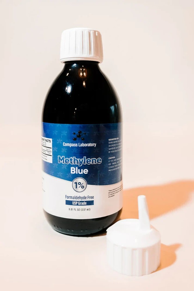 MB 1% Solution, 237 mL – Glass Bottle – Compass Laboratory