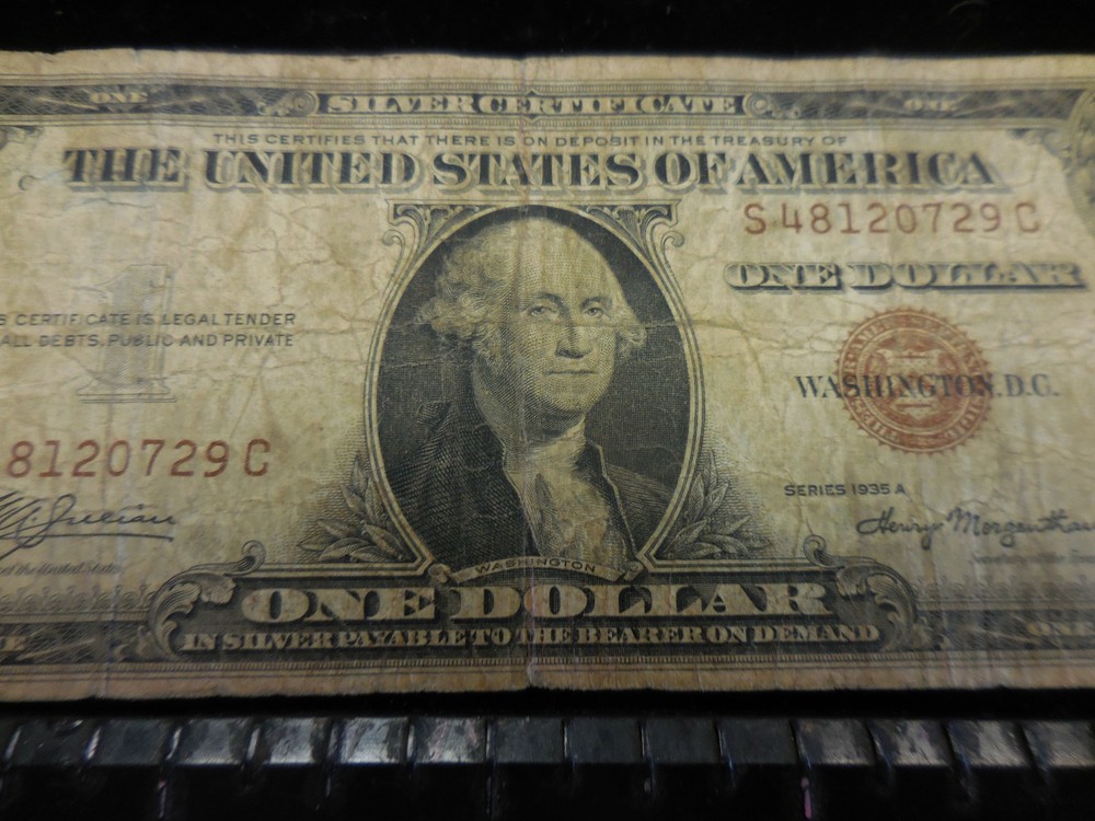 1935-A $1 ONE DOLLAR “HAWAII” SILVER CERTIFICATE NOTE
