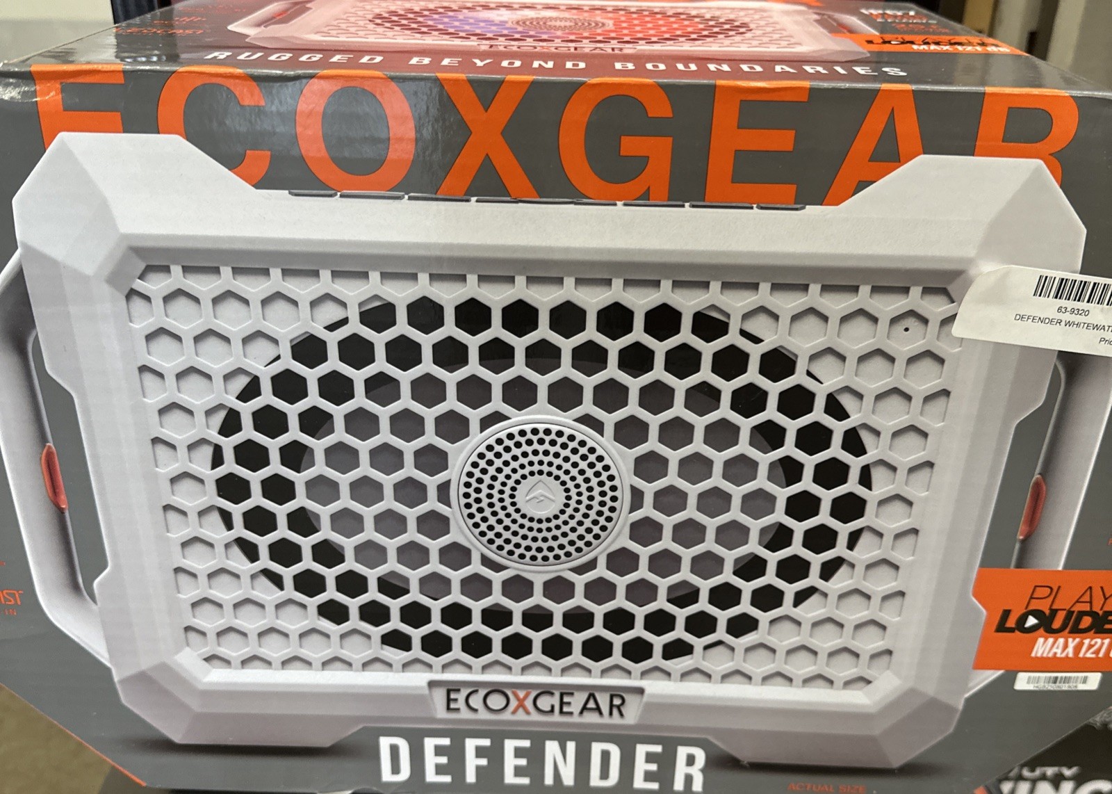 ECOXGEAR Defender Portable Speaker Whitewater
