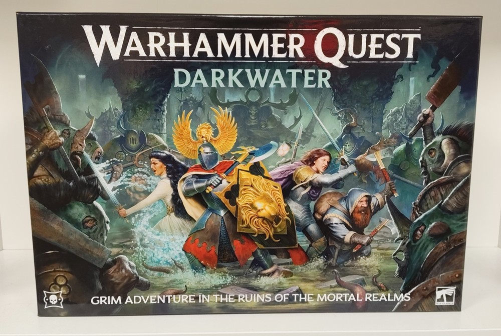 Warhammer Quest DARKWATER box without miniatures READ DESCRIPTION