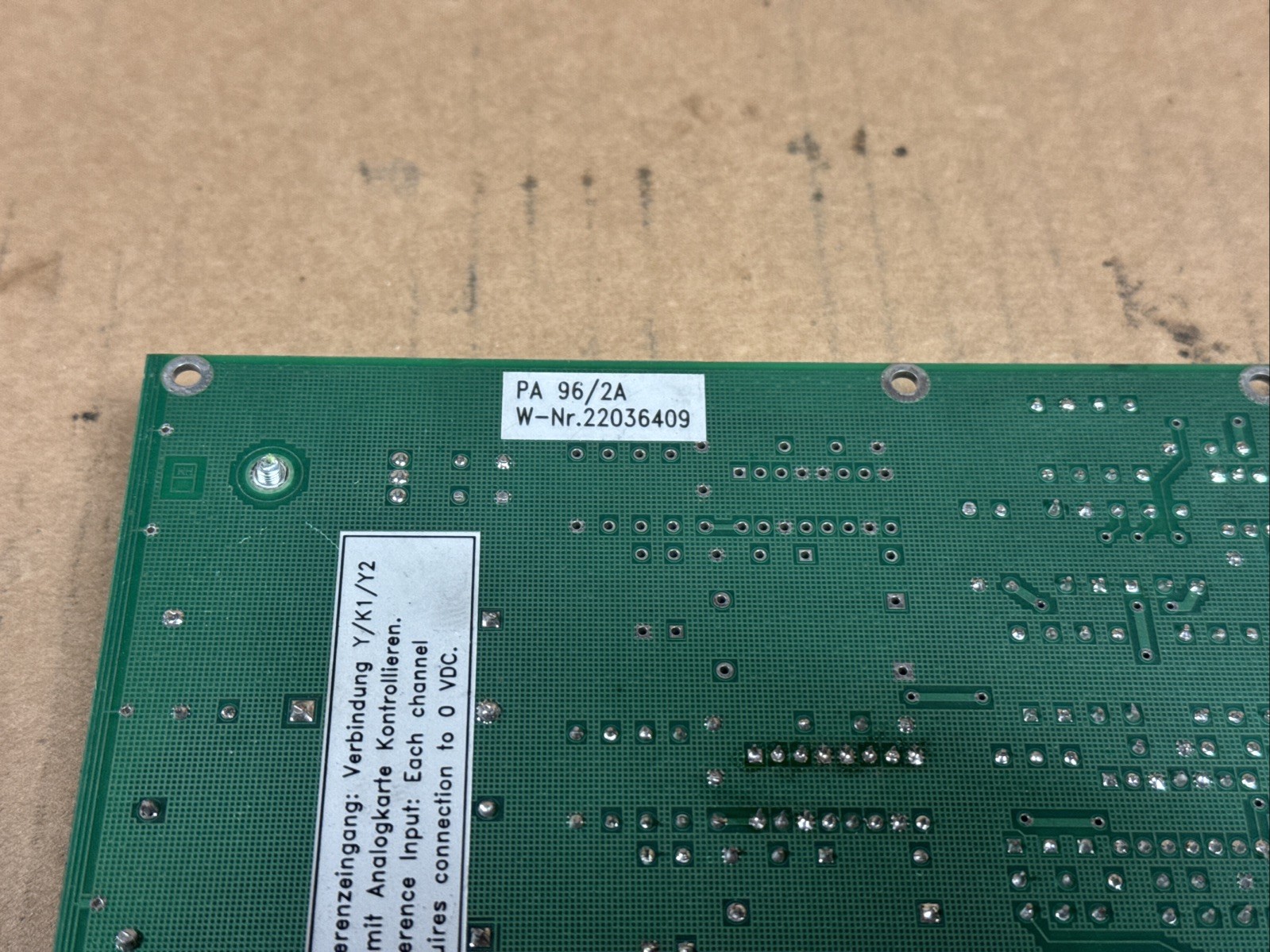 ENGEL PA96/2A Circuit Board 1974A-0 22036409 WARRANTY FAST SAME DAY SHIPPING