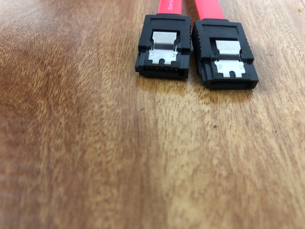 100x Premium SATA 3 Data Cable 6.0 Gbps 7pin Flat Data Cord With Locking Latch