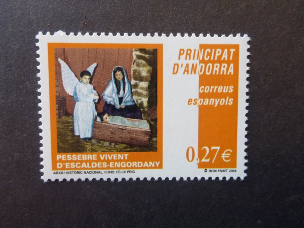 ANDORRA SPAIN 2004 Merry Christmas Mint Stamp