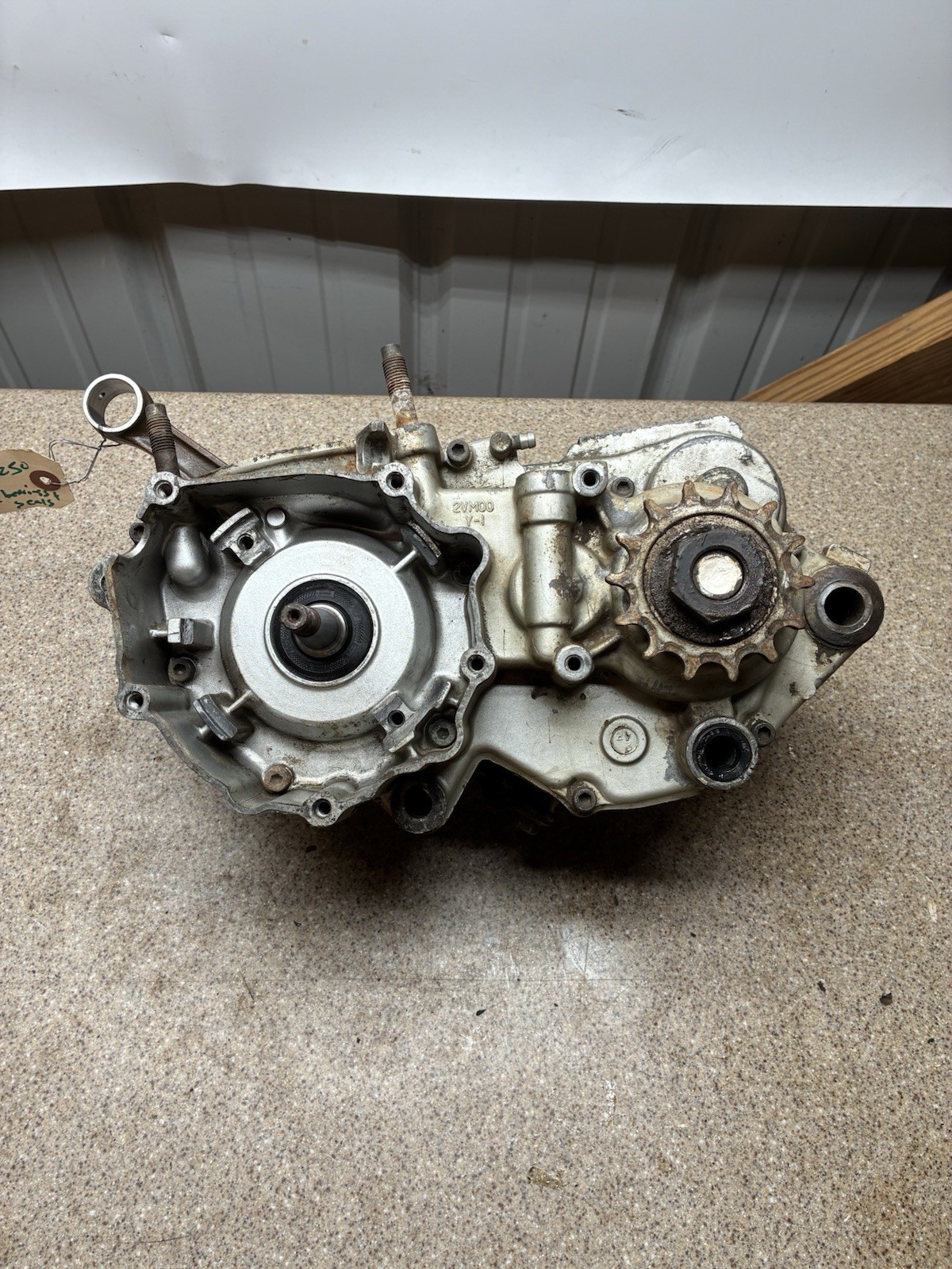 1988 Yamaha YZ250 YZ 250 bottom end motor engine gears case left right Crank