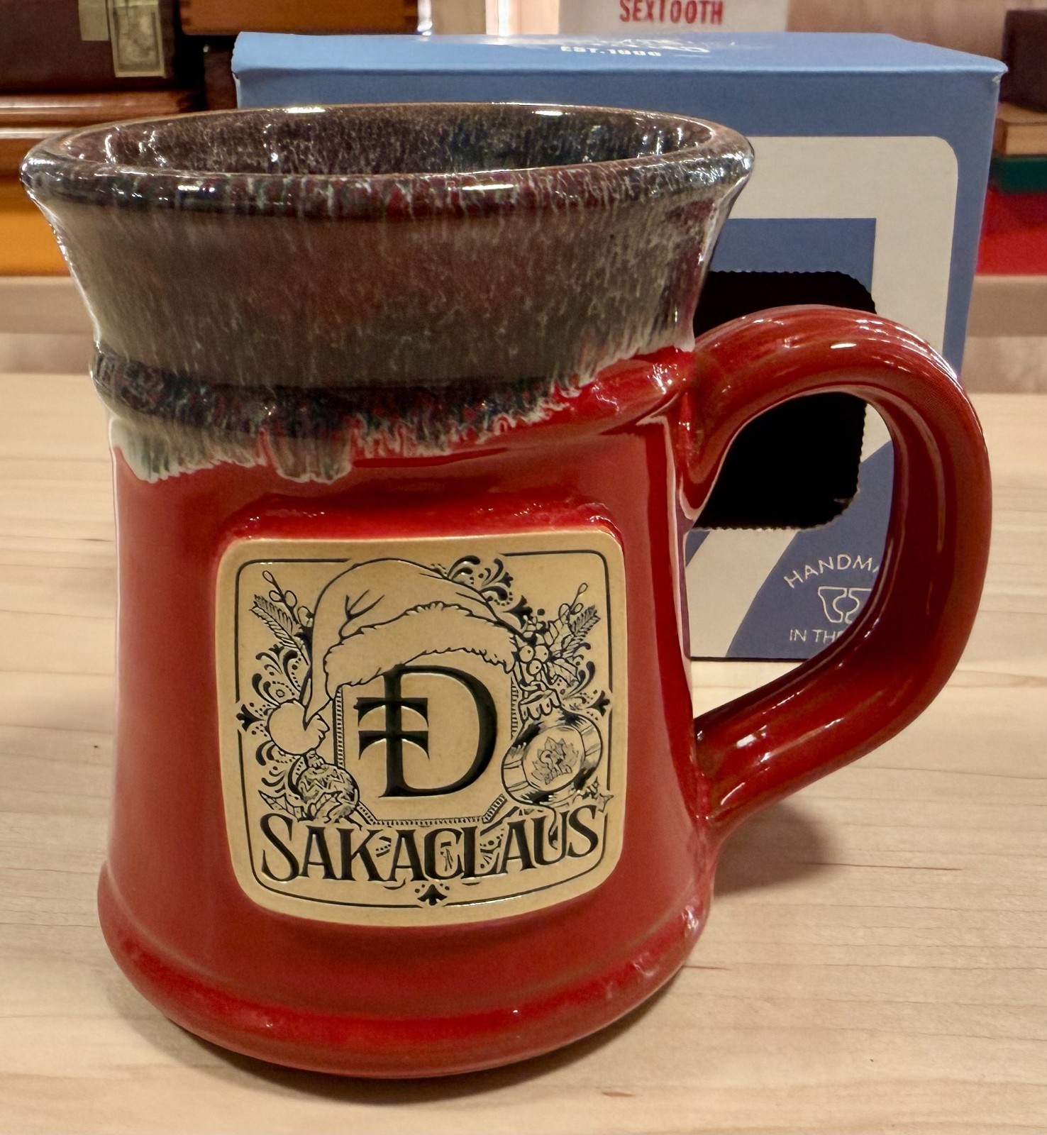 Dunbarton Tobacco Trust Saka Claus Red Coffee Mug Sakaclaus DTT | NEW & FREE SH