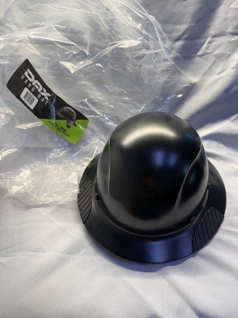 LIFT Safety HDF-15KG DAX Full Brim Hard Hat - BLACK--Factory 2nds