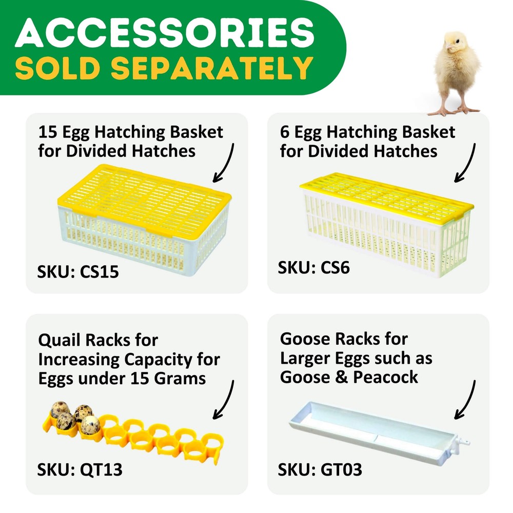 CT60 SH - Egg Incubator - Setter & Hatcher