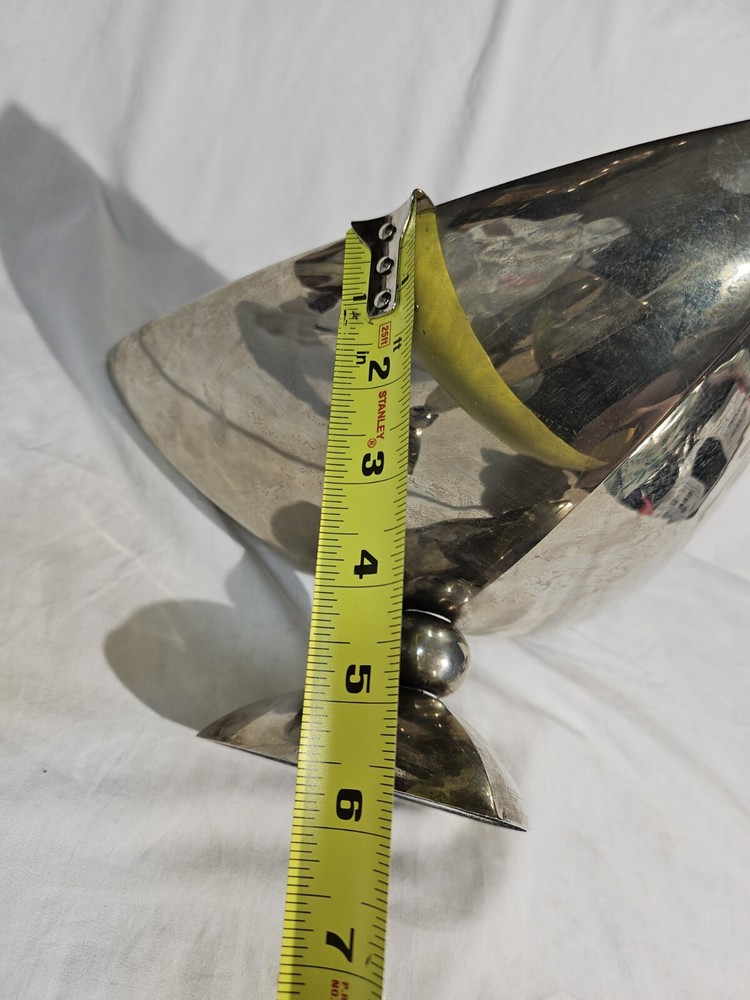 Namford Silverplated Triangular Bowl & Wine Cup Brass Collectible 🔥