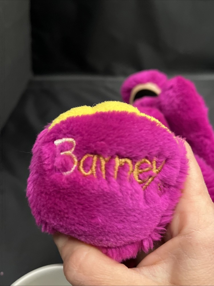Barney Plush Hand Puppet (1992, Lyons Group) Pre-Owned, Good Condition
