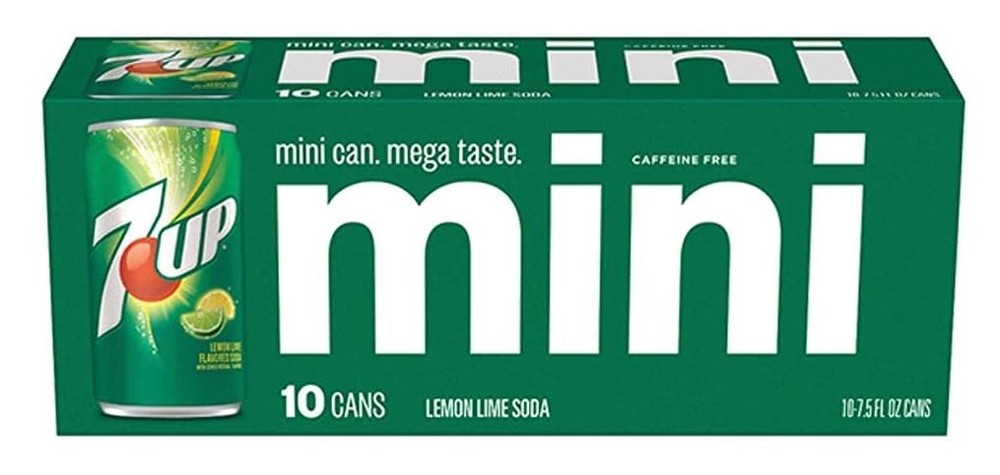 Mini 7up Sodas - 10 pack