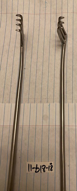 WEITLANTER RETRACTOR SHARP 4X3 PRONG -----18" LONG