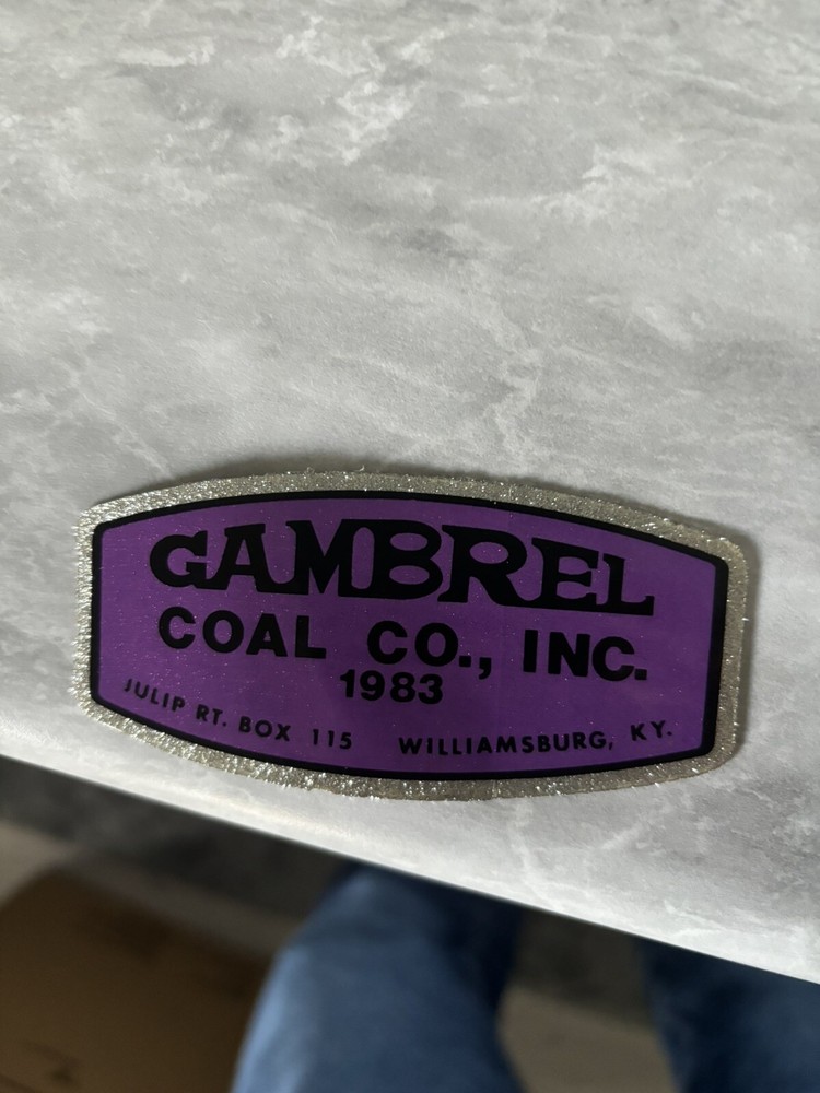 COAL MINING STICKERS Nice Older One