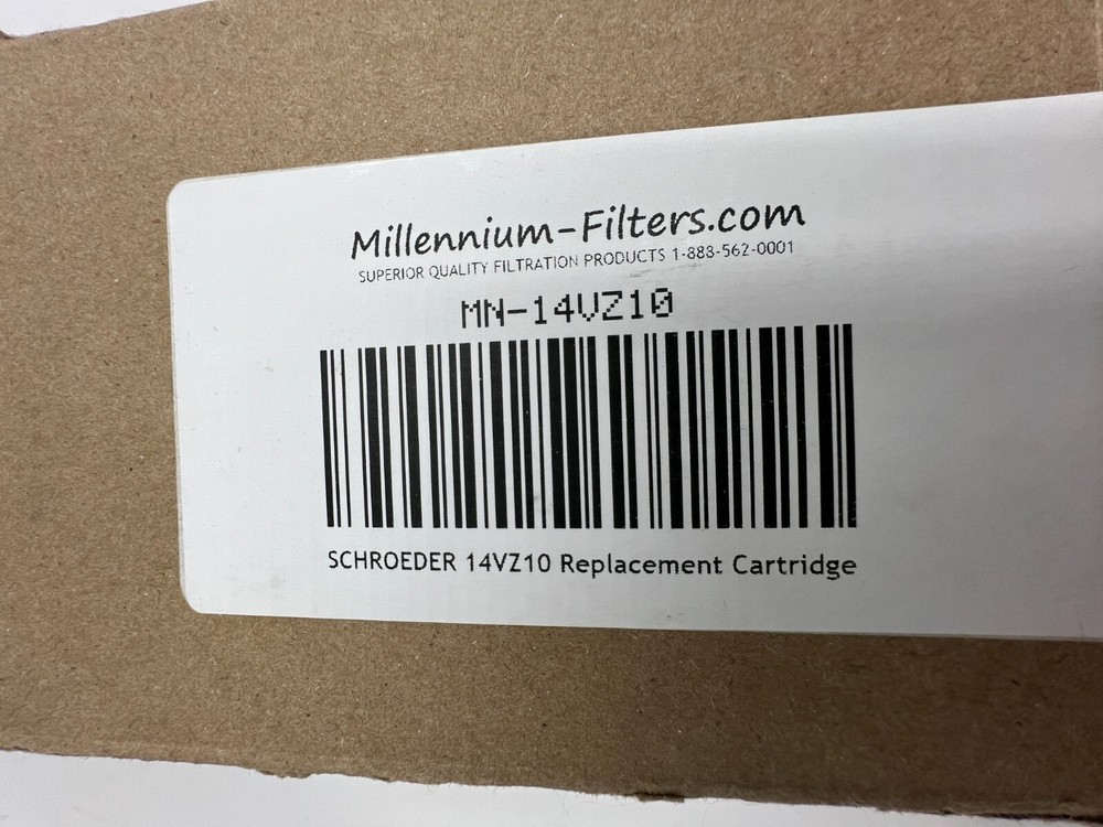 Millenium Filters Replacement Filter Element MN-14VZ10 Fits Schroeder