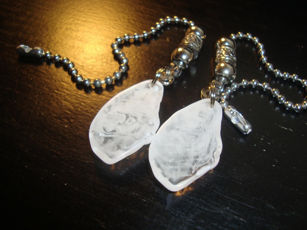Pair Mermaid Tears Ceiling Fan Pull Chains – Decorative Light/Lamp Pulls