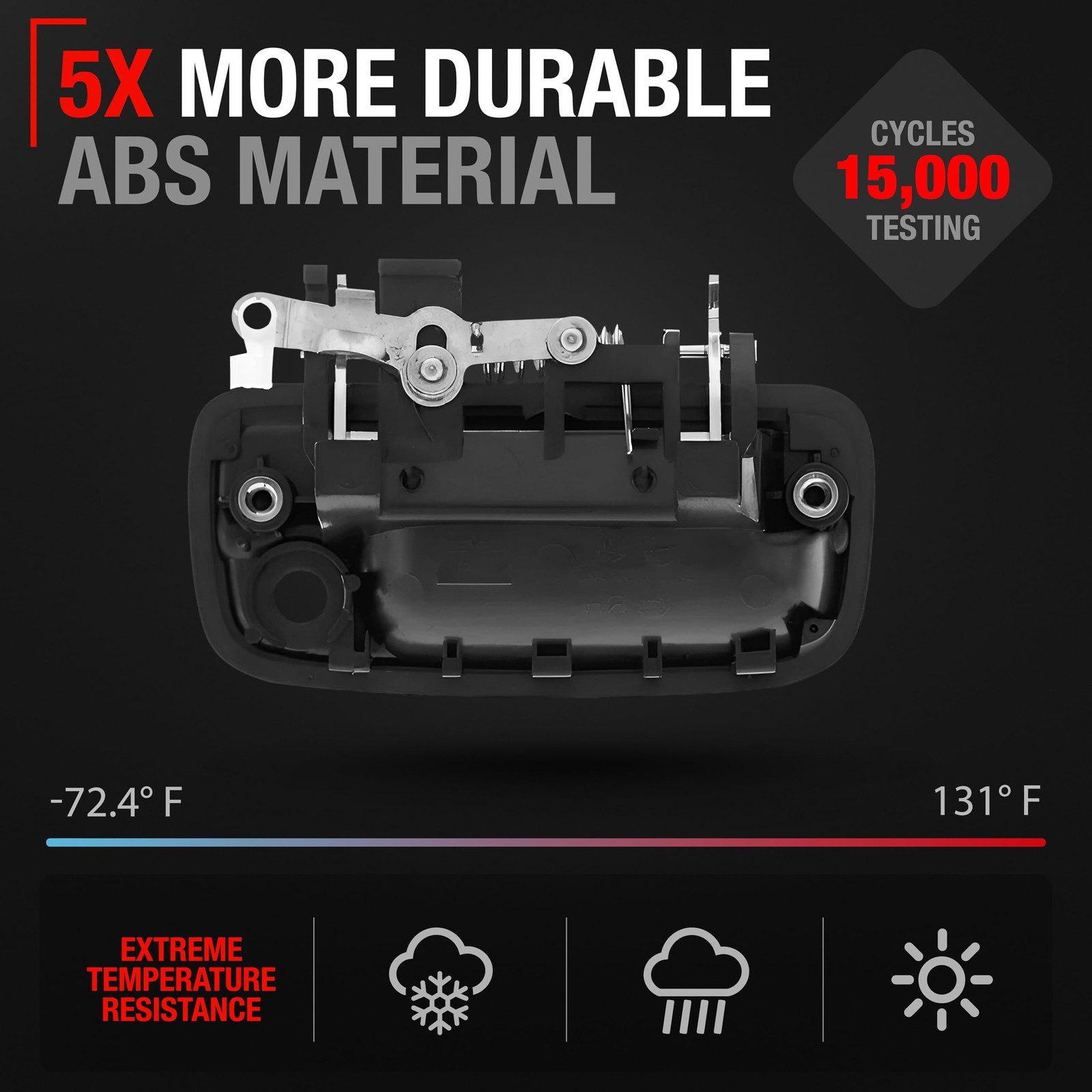 Exterior Door Handle, Driver Side for Toyota Tacoma