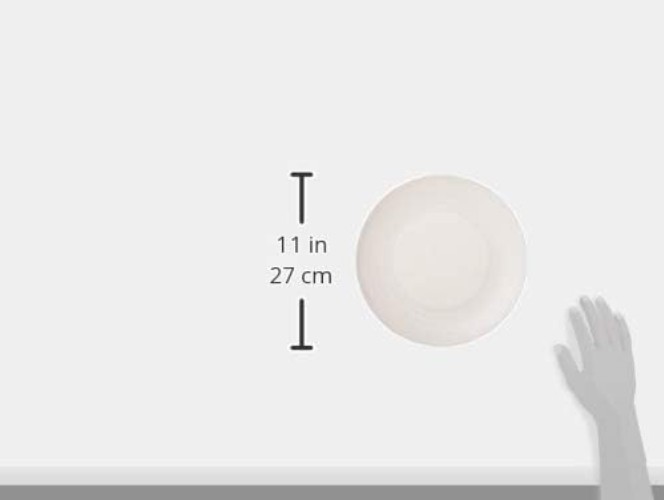 Polypropylene Plates Microwave Serveware, 10", White