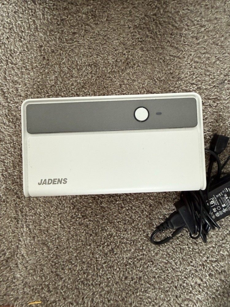 JADENS Label Printer White/Gray Includes Power Adapter
