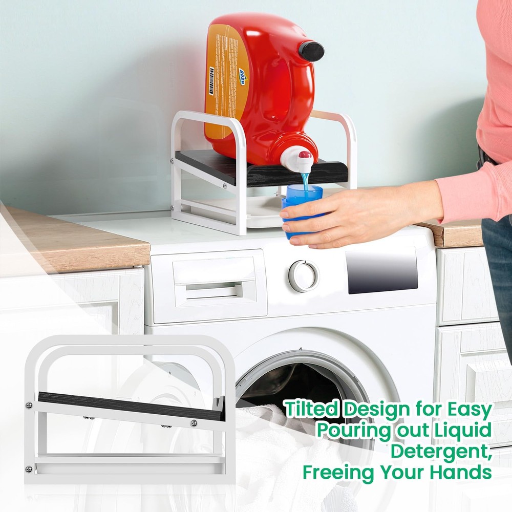 Laundry Detergent Holder Liquid Laundry Detergent Riser and Stand, Liquid Det...