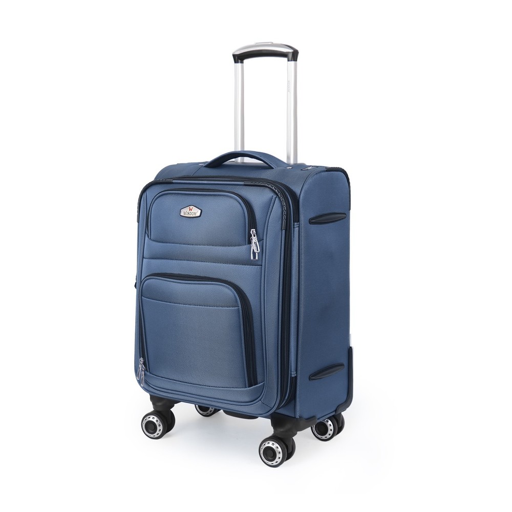 Lightweight Soft Shell Expandable Suitcase with Spinner Wheels & TSA Lock