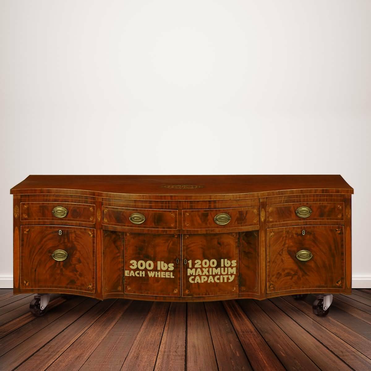 4 Lot All Steel Metal Swivel Plate Caster Heavy Duty 3 inch Wheel