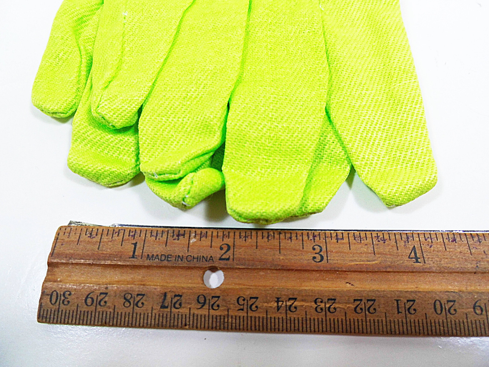 Garden Gloves w Grip Dots L SM XS Gardening Gauntlet Glove Cotton 1 Pr. Cleanup