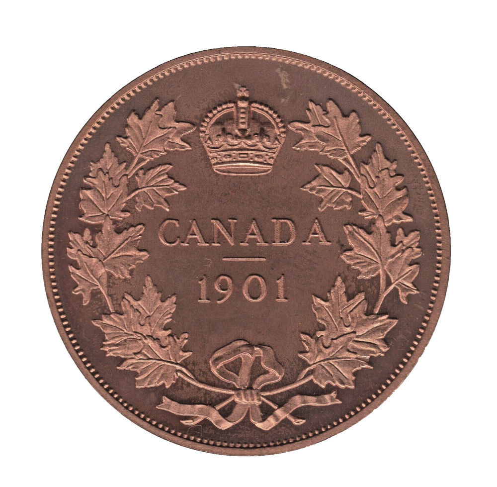1901 Canada – Edward VII – Proof-Like Retro Pattern Coins – Original Case