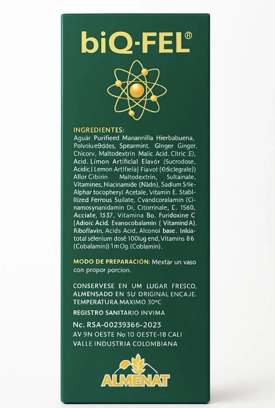 ✅ 1 BIQ-FEL - 500 ML (ORIGINAL) REMPLAZO DEL VITAFER L-GOLD ORIGINAL BIQFEL