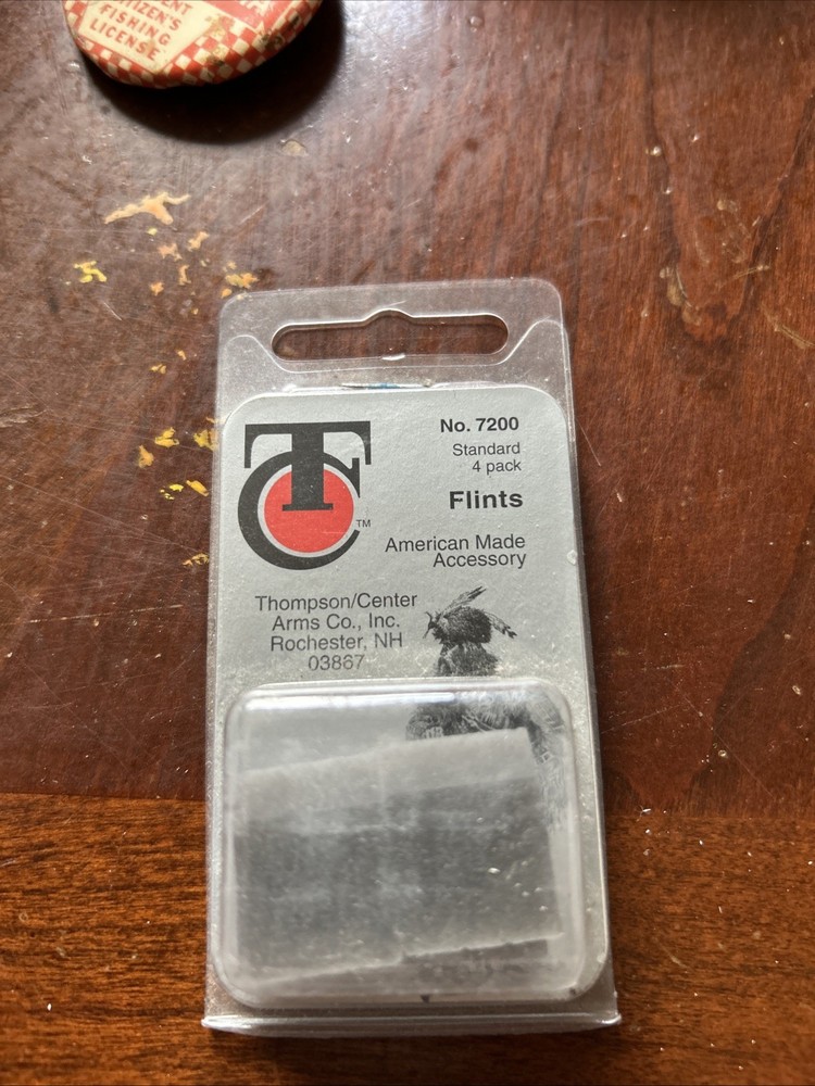 Thompson Center Muzzleloader 4 Flints For All T/C Flint Locks 7200 Free Ship
