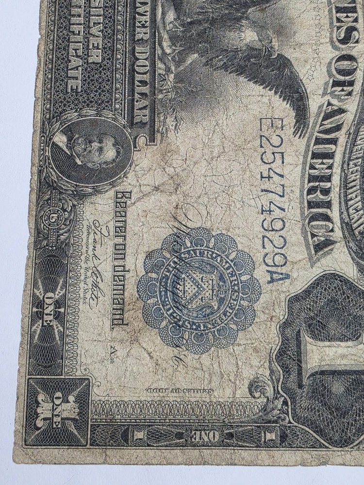 1899 $1 SILVER CERTIFICATE BLACK EAGLE NOTE Fr-235