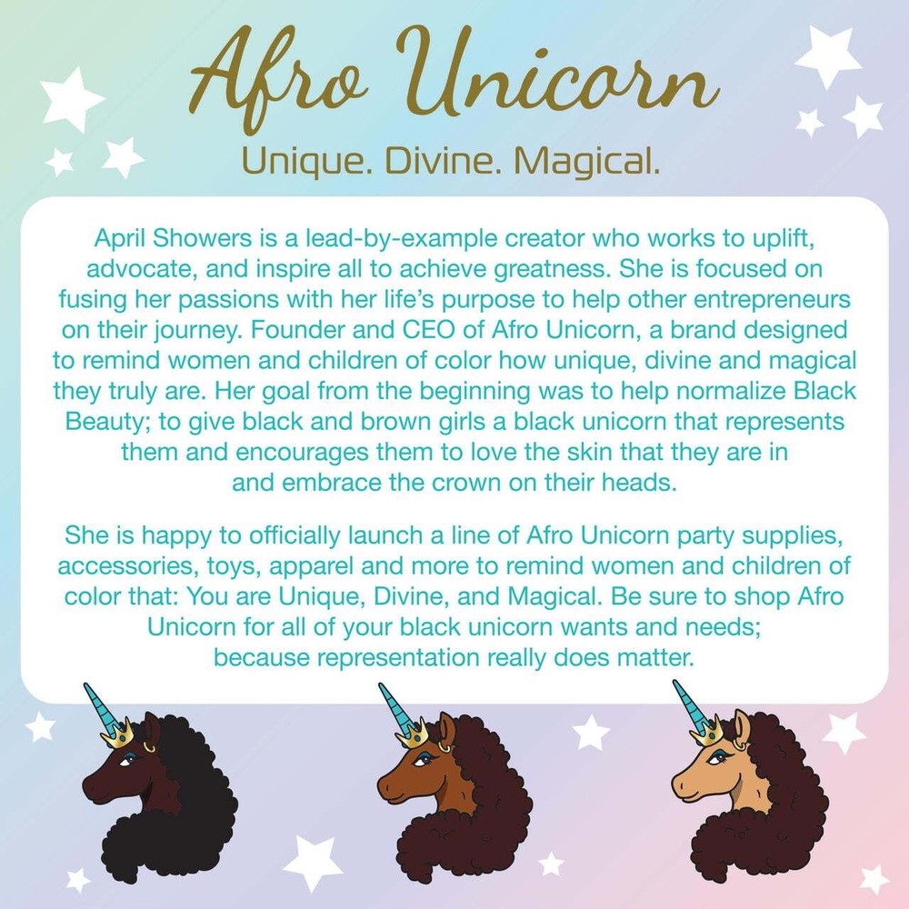 Afro Unicorn Shimmering Silver Sequin Journal