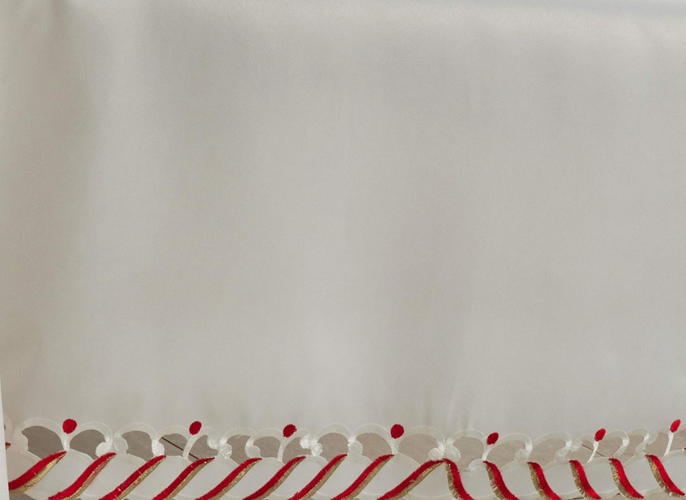 Candy Cane Design Christmas Holiday Table Runner