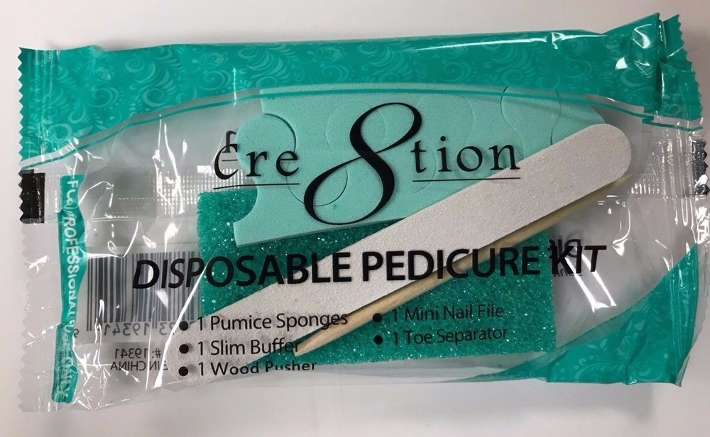 5 PCS Complete PEDICURE Disposable Kit - 10 SETS!