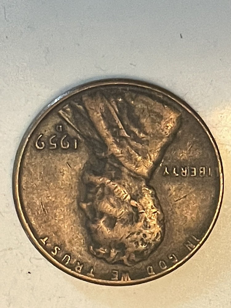 1959 D Lincoln Penny Rare With Multiple Errors
